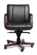 Кресло для персонала Classic chairs Лутон LB Meof-B-Luton-2 черная кожа - 1