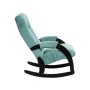 Кресло-качалка Модель 67 Венге, ткань V 43 Mebelimpex Венге V43 зеленый - 00013294 - 2