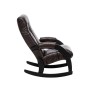 Кресло-качалка Модель 67 Венге, к/з Vegas Lite Amber Mebelimpex Венге Vegas Lite Amber - 00010982 - 2