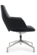 Конференц-кресло Riva Design Chair Spell-ST С1719 черная кожа - 2