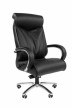 Кресло для руководителя Chairman 420 кожа черная