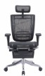 Кресло для руководителя Expert SPRING черная сетка с подножкой RSPM01-BK - 1