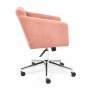 Кресло для персонала TetChair Milan розовый флок - 2