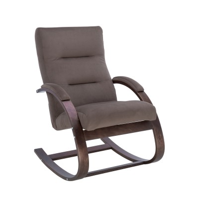Кресло-качалка Leset Милано Mebelimpex Орех текстура V23 молочный шоколад - 00006760