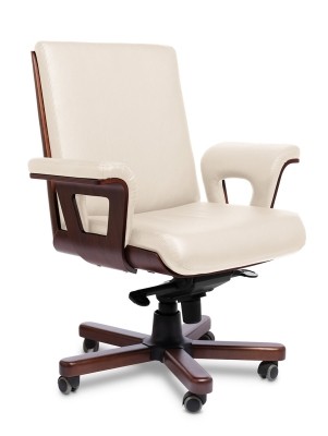 Кресло для персонала Classic chairs Лидс LB Meof-B-Lids-1 бежевая кожа