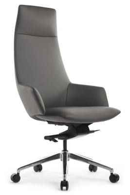 Кресло для руководителя Riva Design Chair Spell А1719 серая кожа
